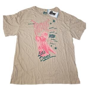 Nwt David Bowie Band Tee Womens Large Tshirt Music Top  (772/773/774)